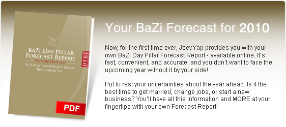 Your Own BaZi Forecast for the Year