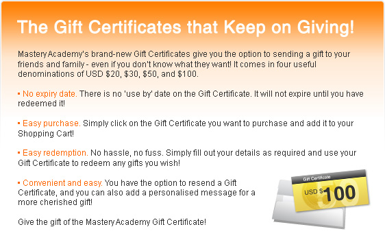 Gift Certificates