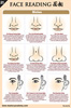 The Face Reading Reference Chart - Moles