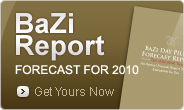 Your BaZi Forecast for 2010